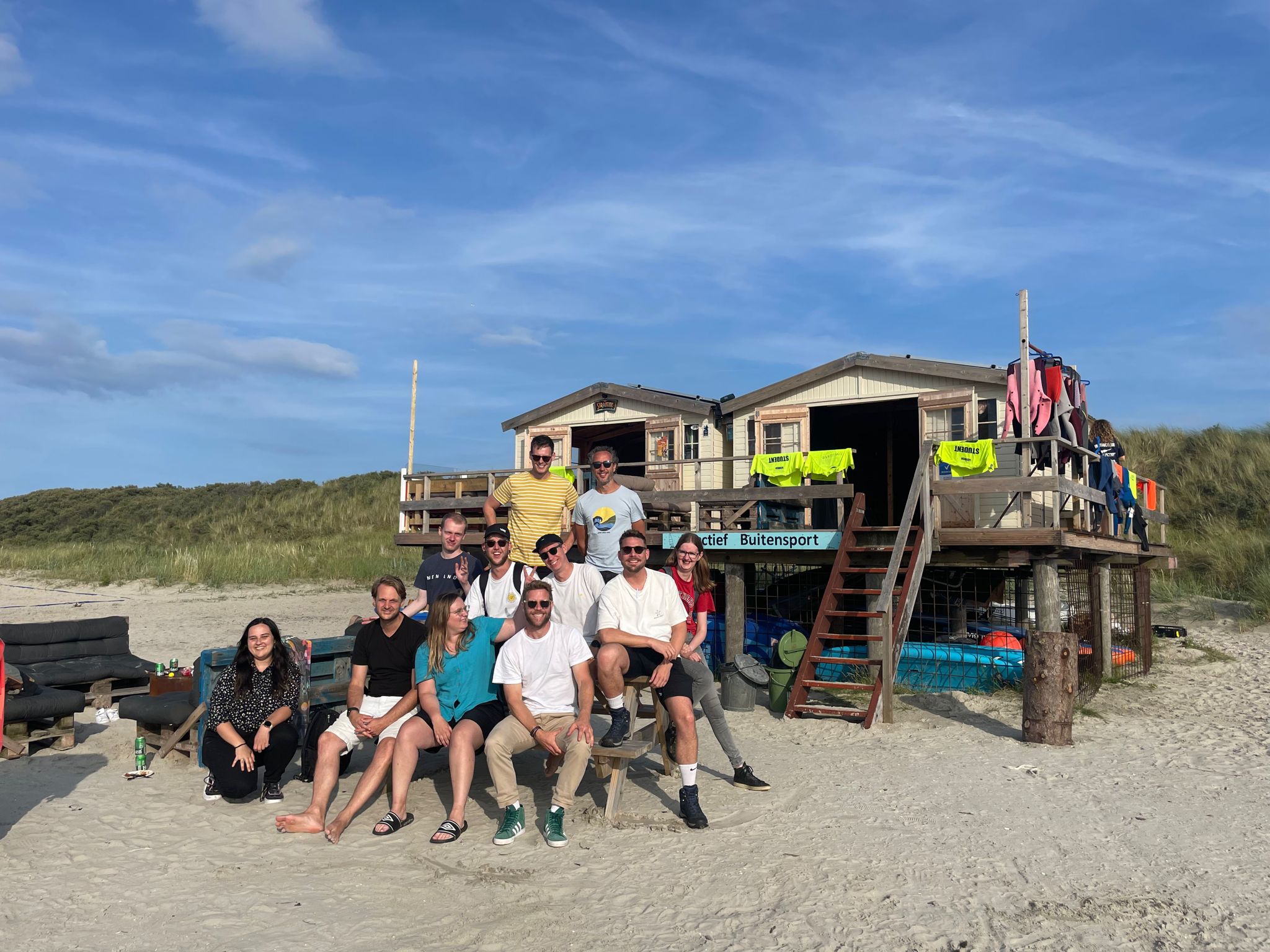 Deelnemers van de training Wat vind je zelf? op Schiermonnikoog